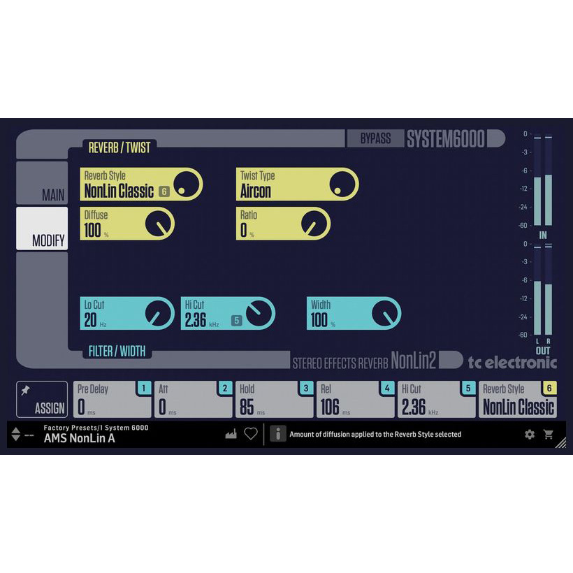 tc electronic Nonlin2 Twisted Effects Reverb Цифровые лицензии