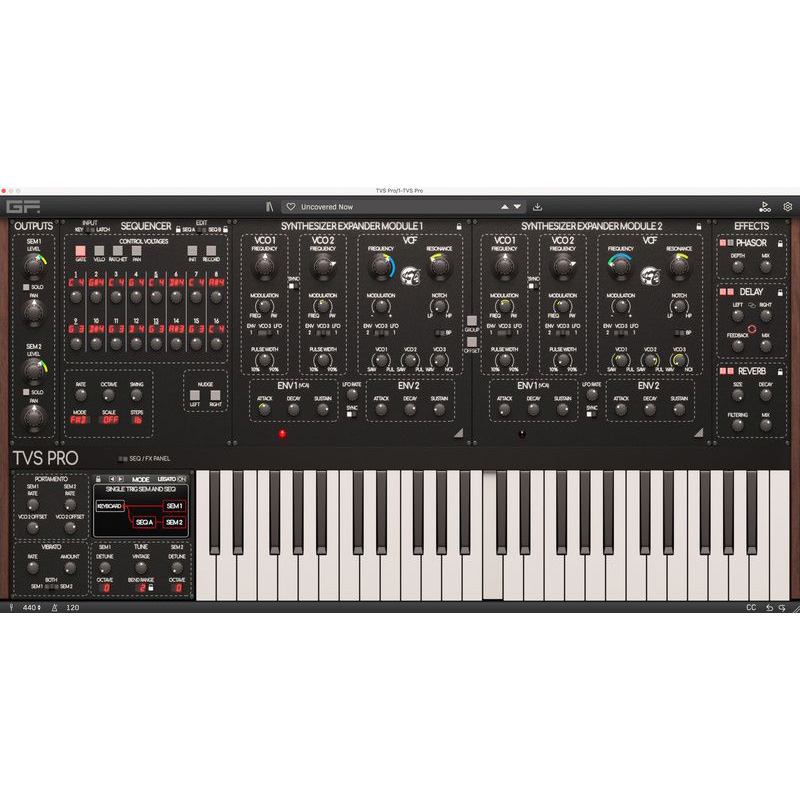 GForce Oberheim TVS Pro Цифровые лицензии