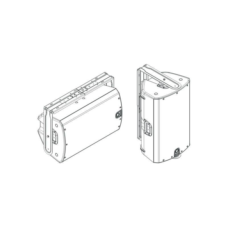 Turbosound iQ12-WB Стойки, коммутация АС