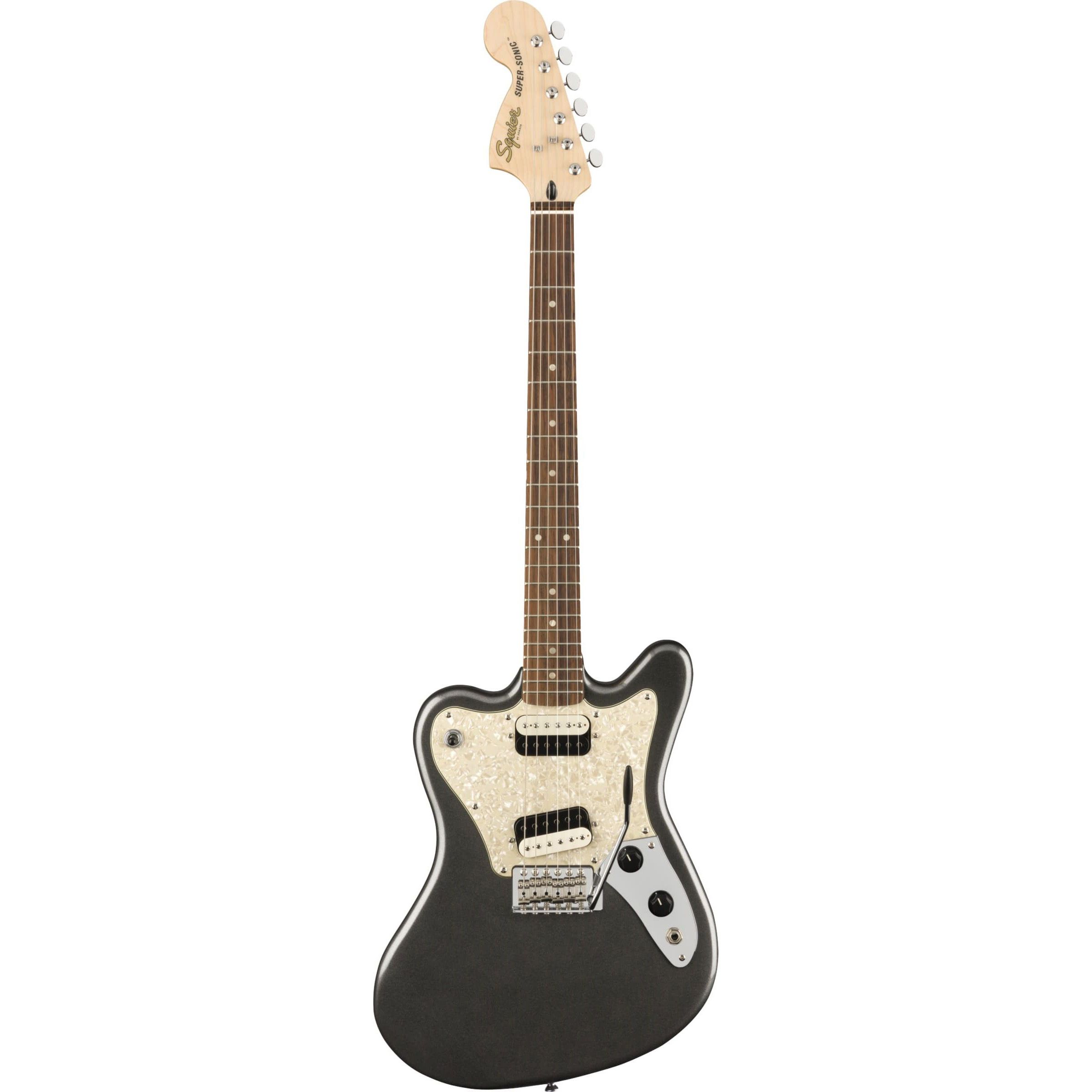SQUIER Paranormal Super-Sonic™, Laurel Fingerboard, Graphite Metallic Электрогитары