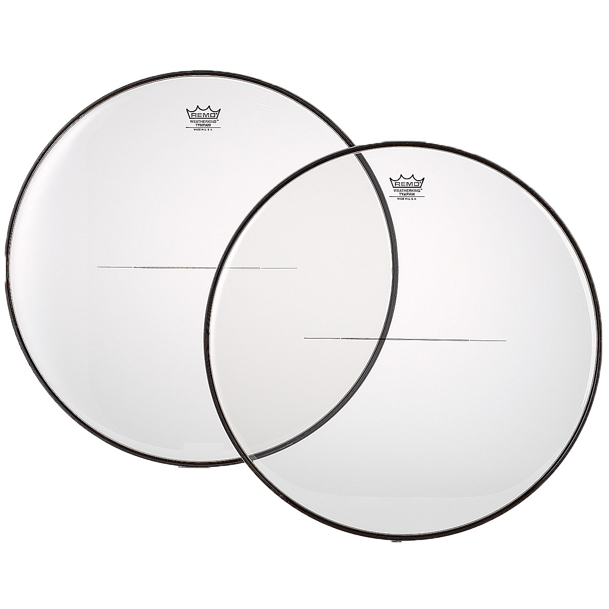 Remo RC-2200-RS Timpani, RENAISSANCE®, 22 Diameter, Aluminum Insert Ring, Clear Film Пластики и мембраны для перкуссии