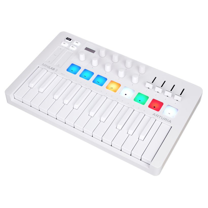 Arturia MiniLab 3 Alpine White Arturia MiniLab 3 Alpine White MIDI Контроллеры