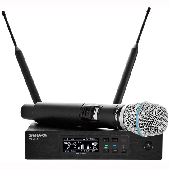 Shure Qlxd24e/b87a G51 Shure Qlxd24e/b87a G51 Вокальные радиосистемы