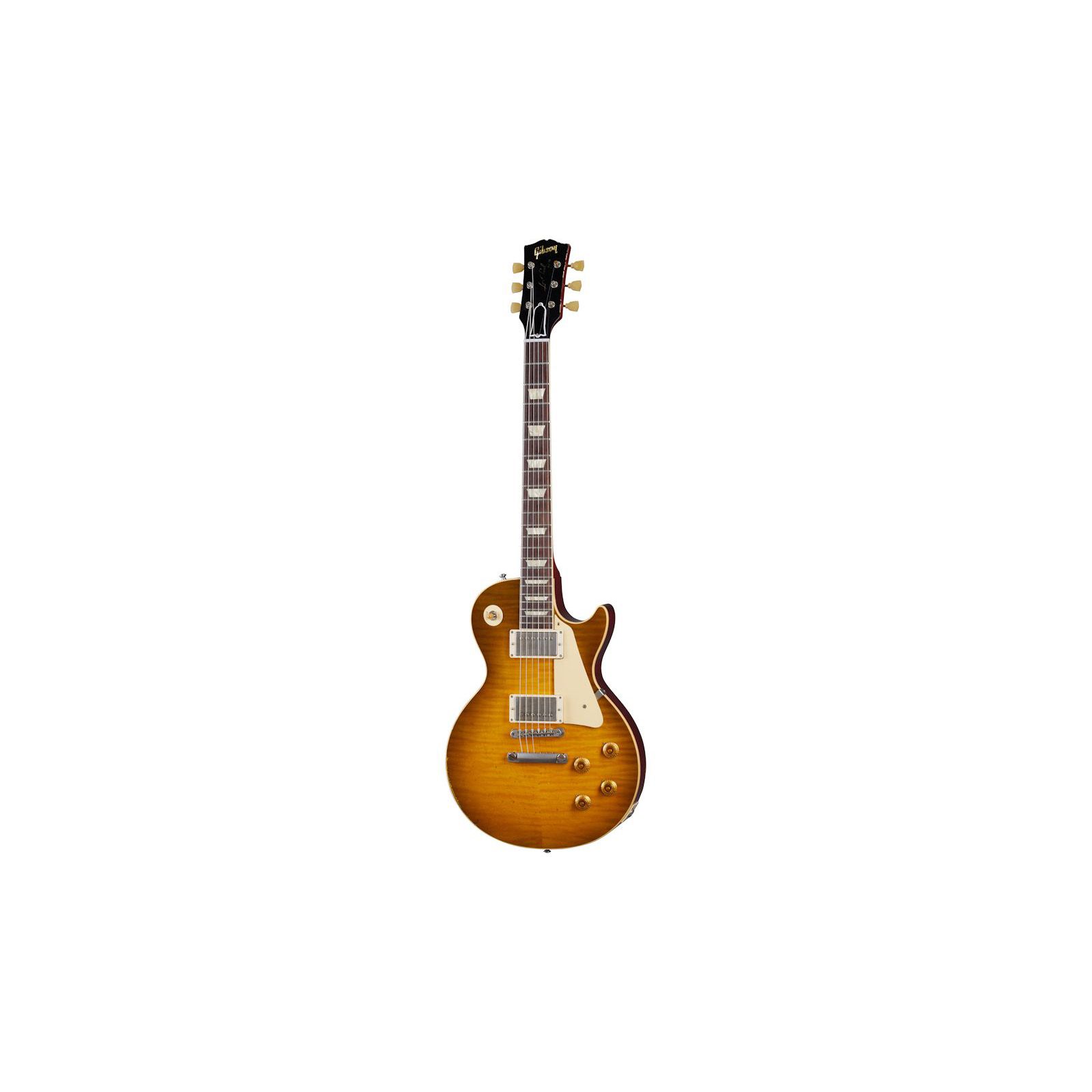 Gibson Custom Shop 1959 Les Paul Standard Reissue Heavy Aged Golden Poppy Burst Электрогитары