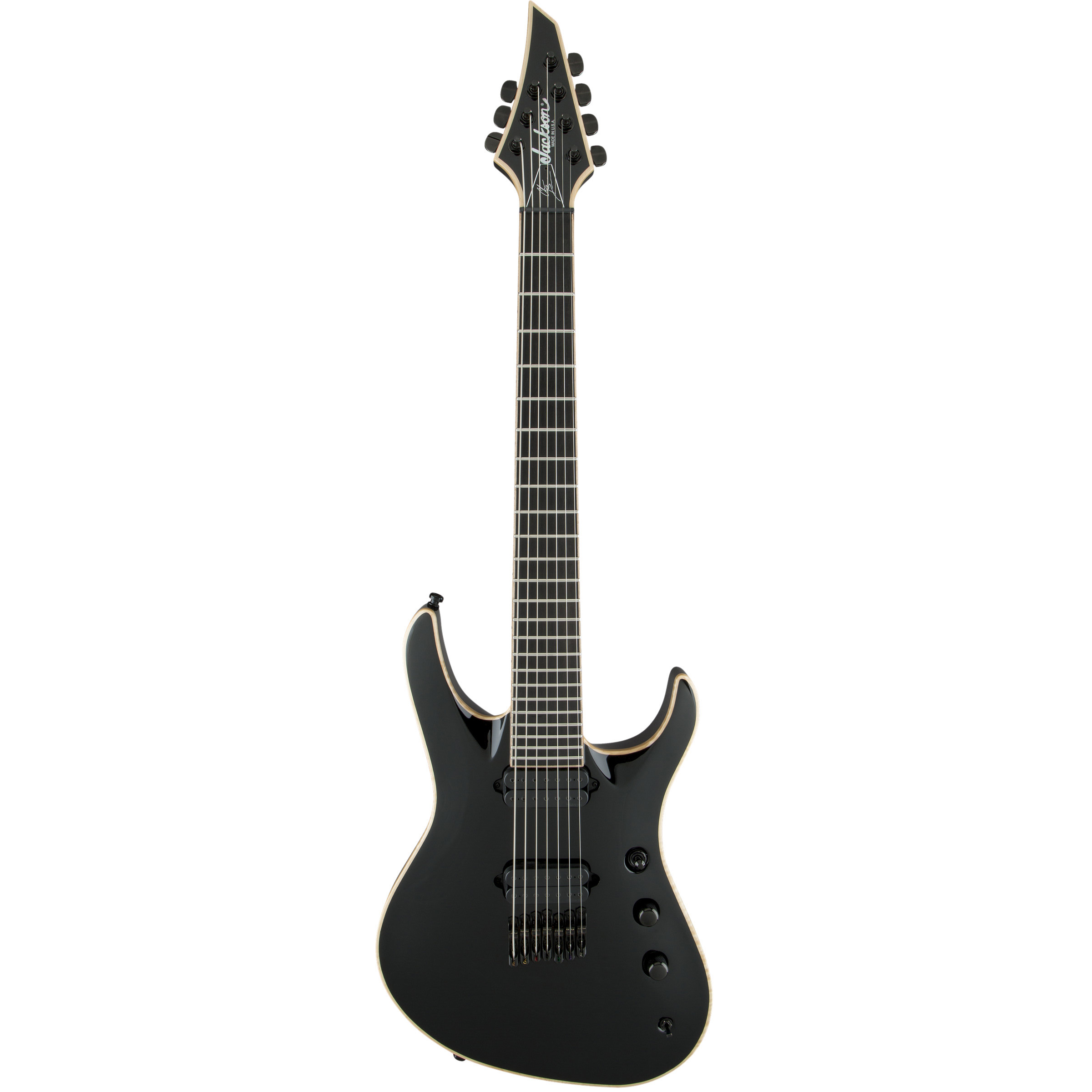 Jackson USA Signature Chris Broderick Soloist™ HT7, Ebony Fingerboard, Black with Case Электрогитары