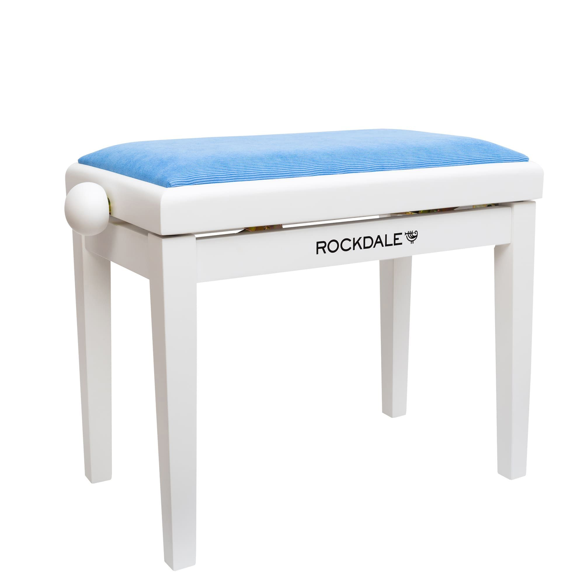 Rockdale RHAPSODY 131 SV WHITE BLUE Банкетки для клавишных инструментов