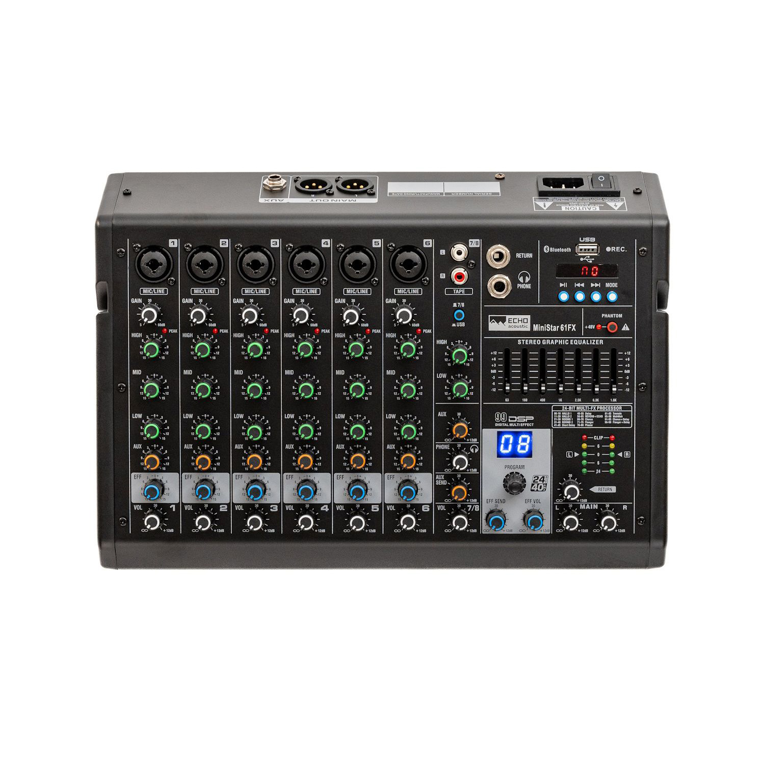 Echo Acoustic MiniStar 61FX Echo Acoustic MiniStar 61FX Различное Музыкальное Оборудование