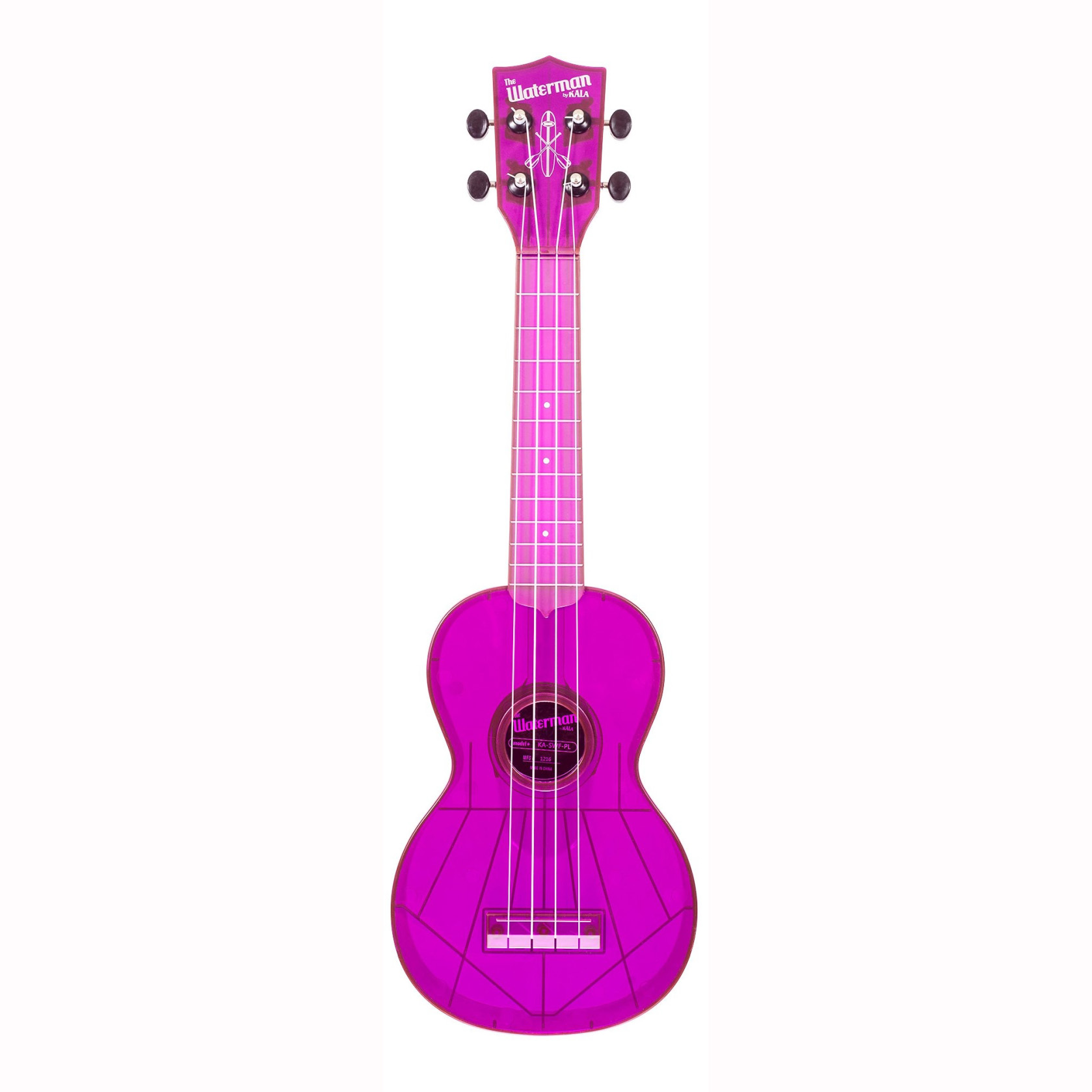 Waterman By Kala Ka-swf-pl Waterman Fluorescent Grape Soprano Ukulele Waterman By Kala Ka-swf-pl Waterman Fluorescent Grape Soprano Ukulele Гитары акустические