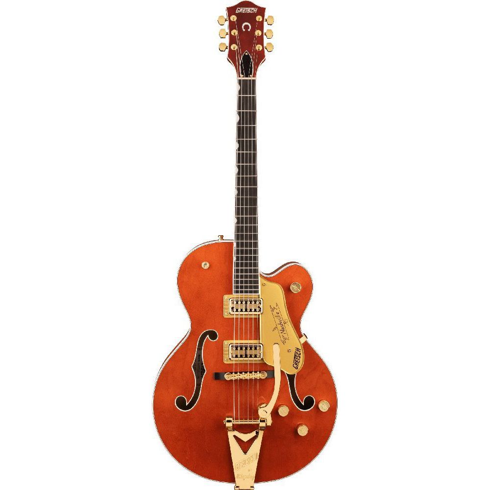 Gretsch G6120TG Players Edition NASHVILLE Hollow Body Orange Stain Электрогитары