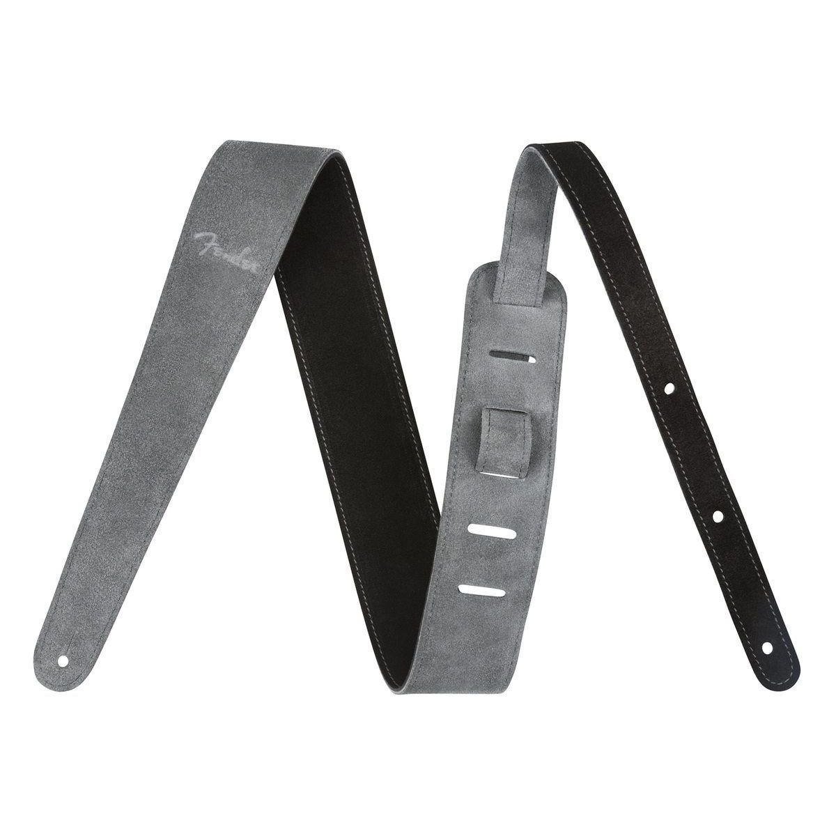 Fender 2 Suede Strap Black/Gray Reversible Ремни для гитар