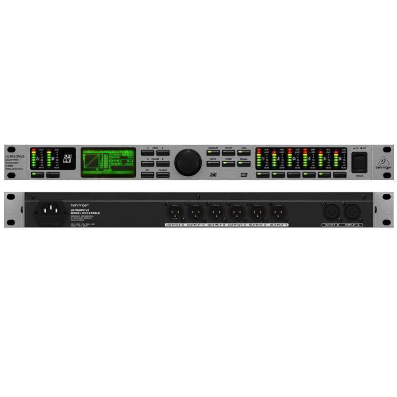 Behringer DCX2496LE Коммутация студийная