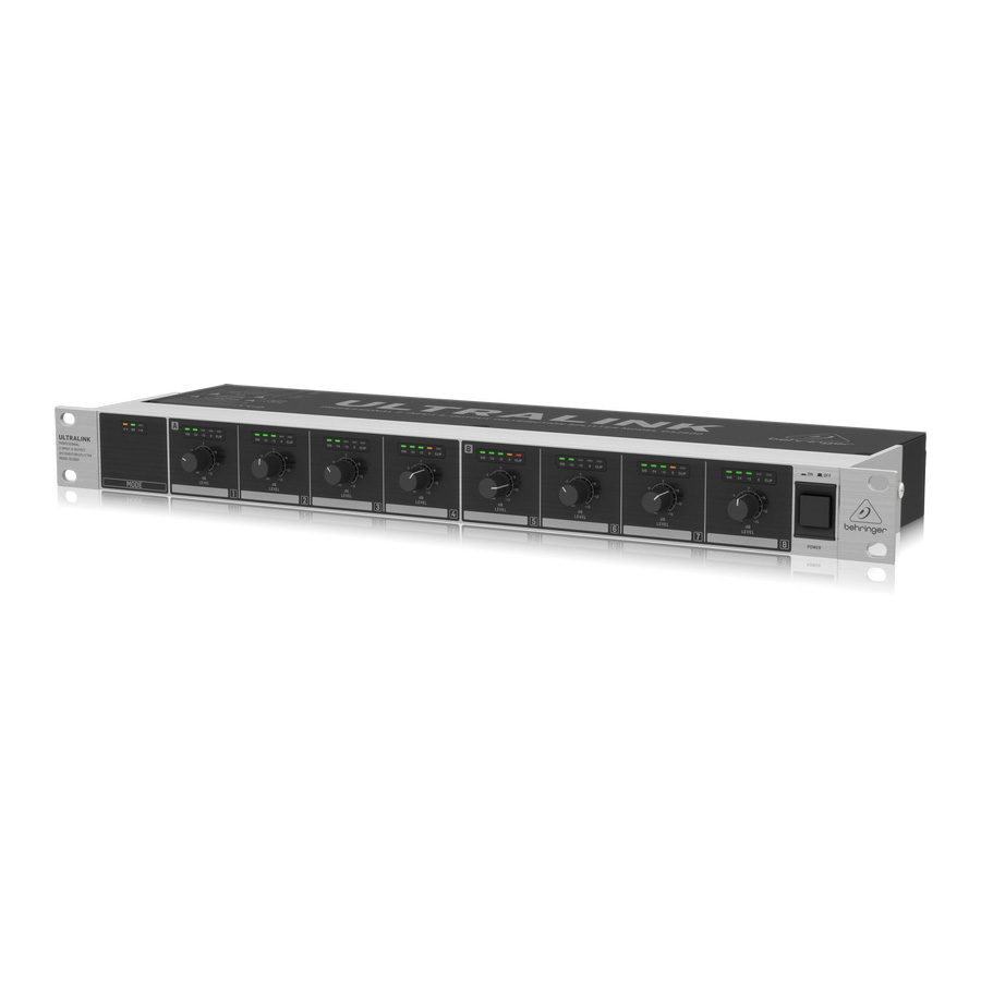 Behringer DS2800 Частотная обработка звука