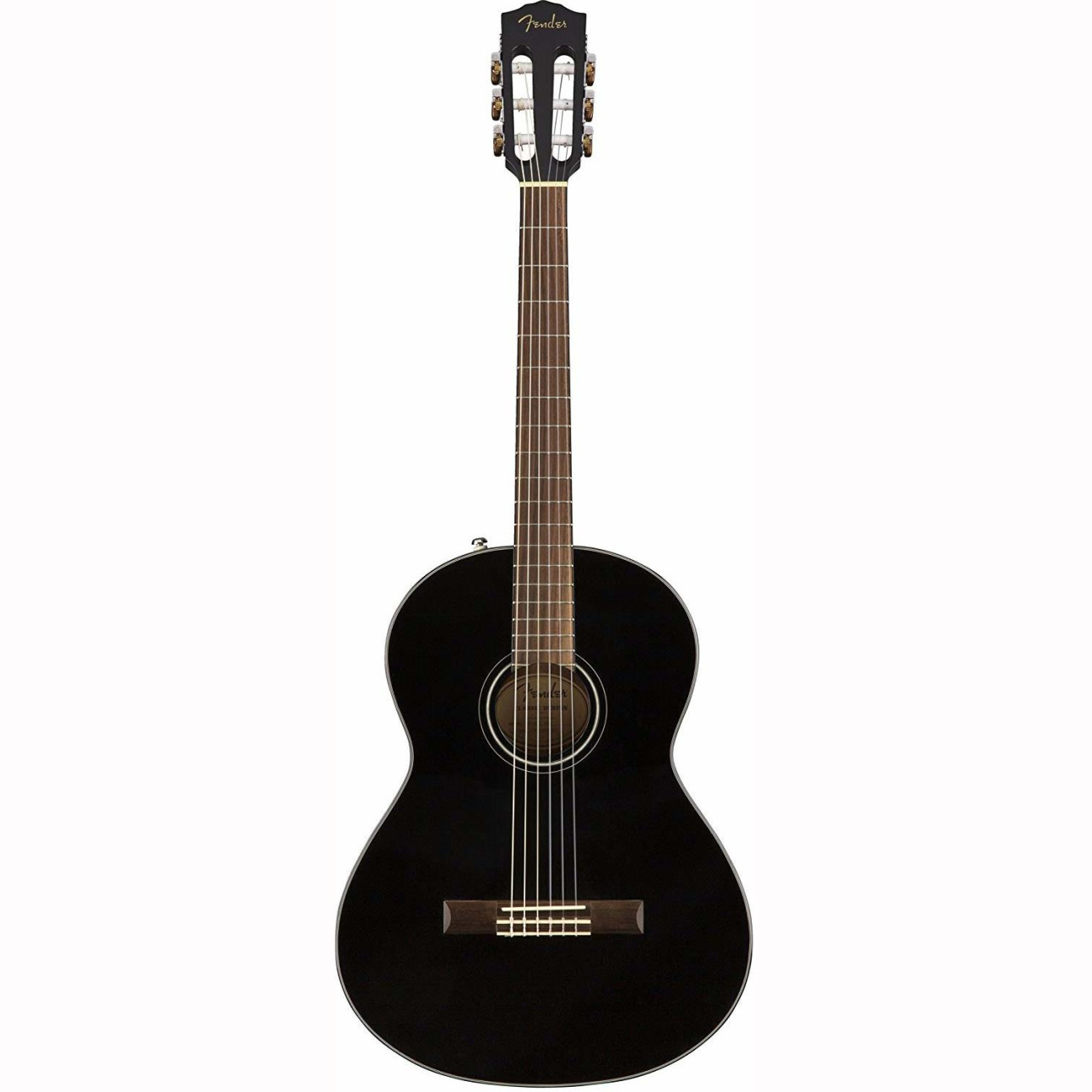 Fender Cn-60s Nylon, Black Wn Классические гитары