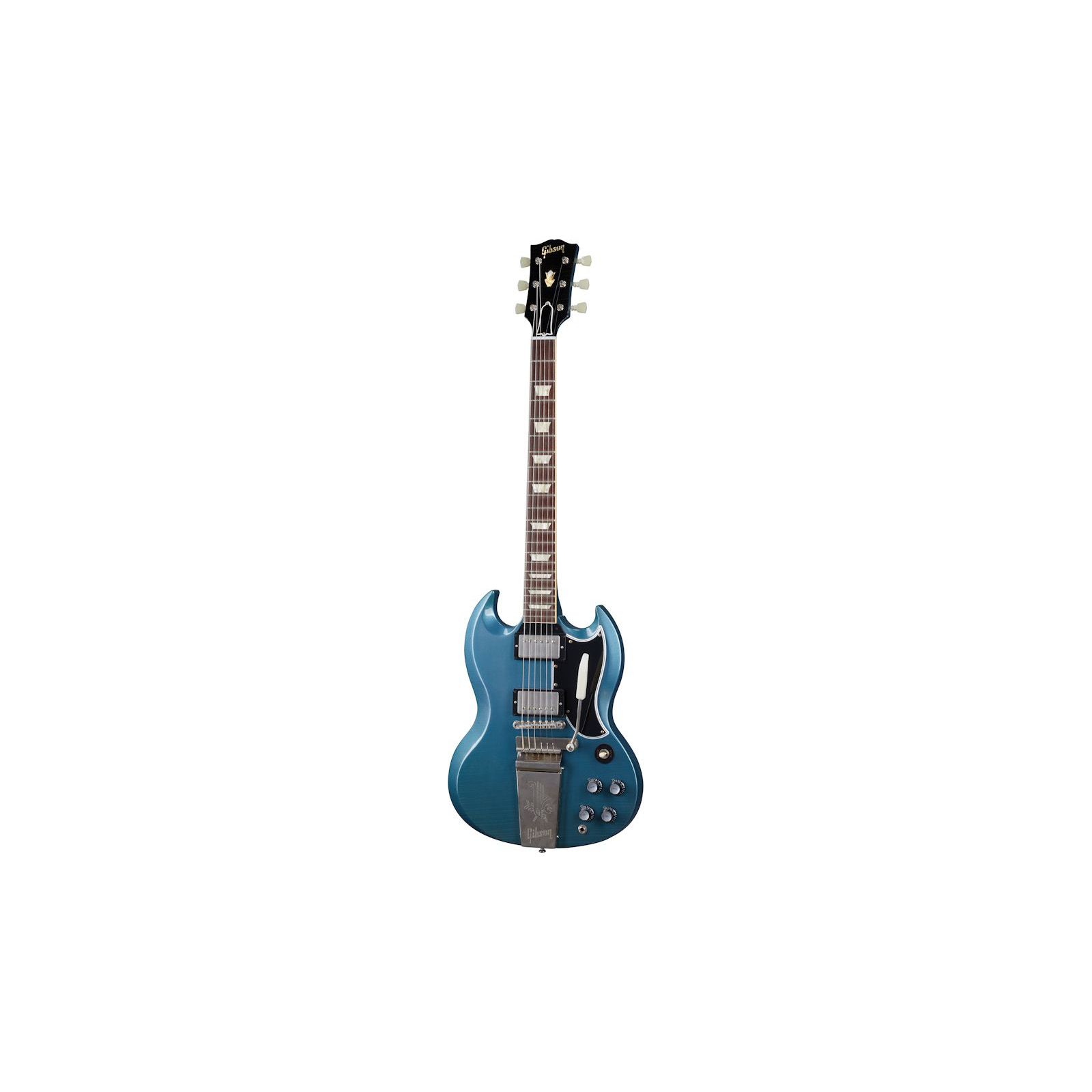 Gibson Custom Shop 1964 SG Standard Reissue Ultra Light Aged Pelham Blue Электрогитары