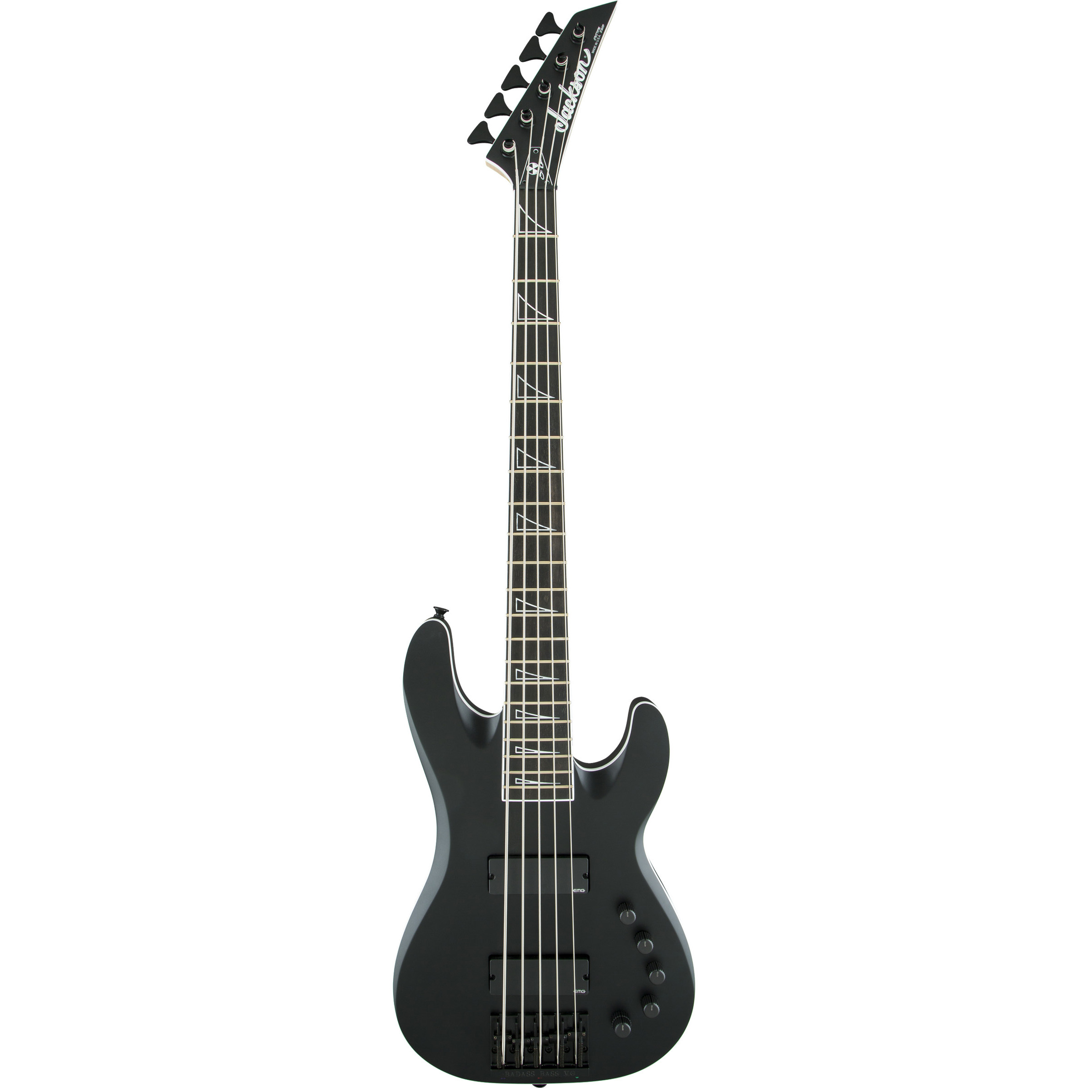 Jackson USA Signature David Ellefson Concert™ Bass CB V, Ebony Fingerboard, Satin Black Бас-гитары
