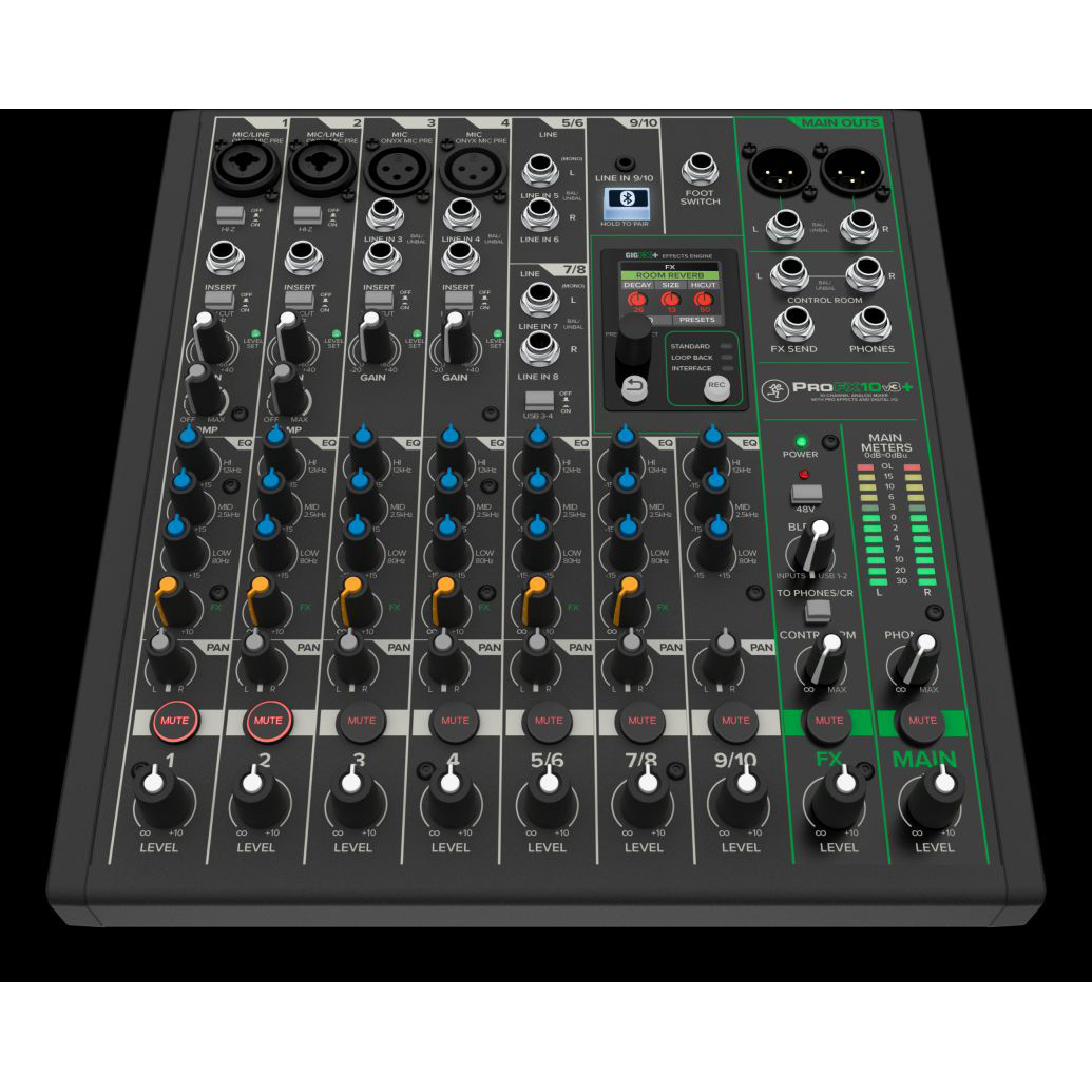 Mackie ProFX10v3+ Mackie ProFX10v3+ Аналоговые микшеры