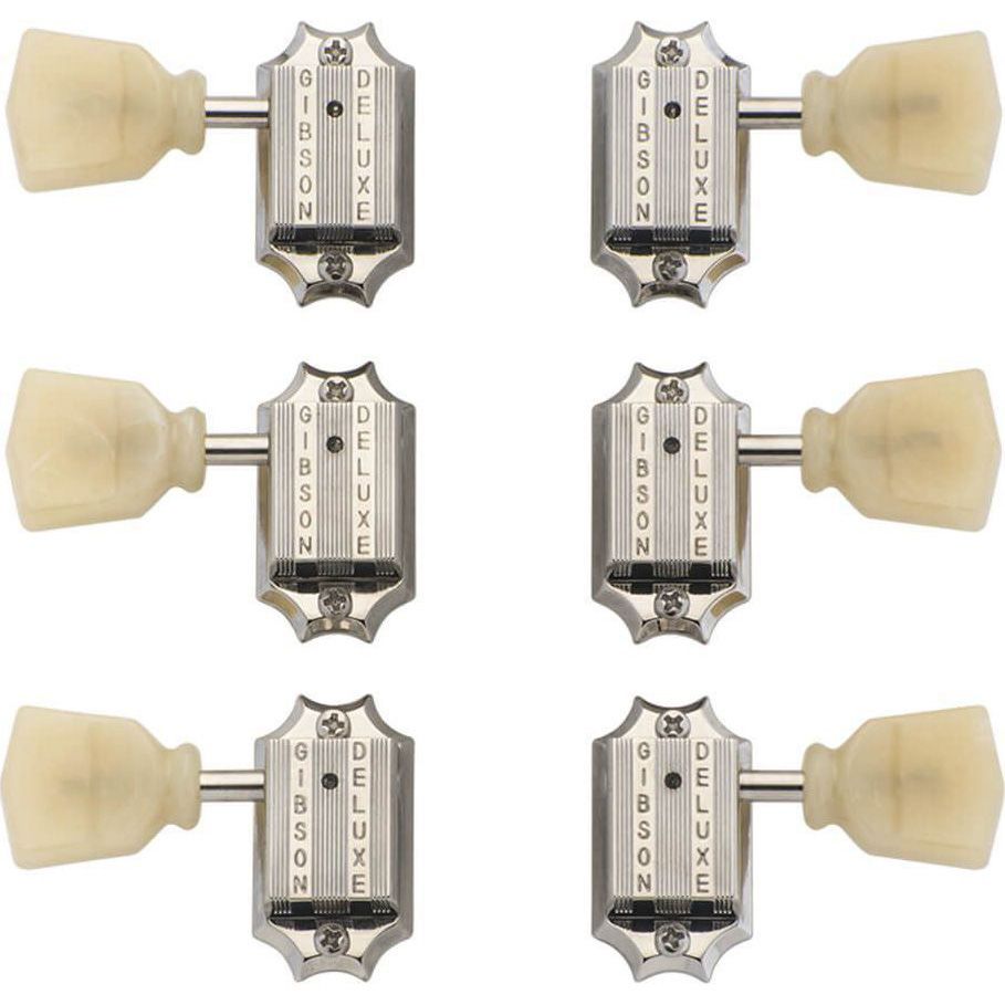Gibson Vintage NICKEL MACHINE HEADS, YELLOW BUTTONS Комплектующие для гитар