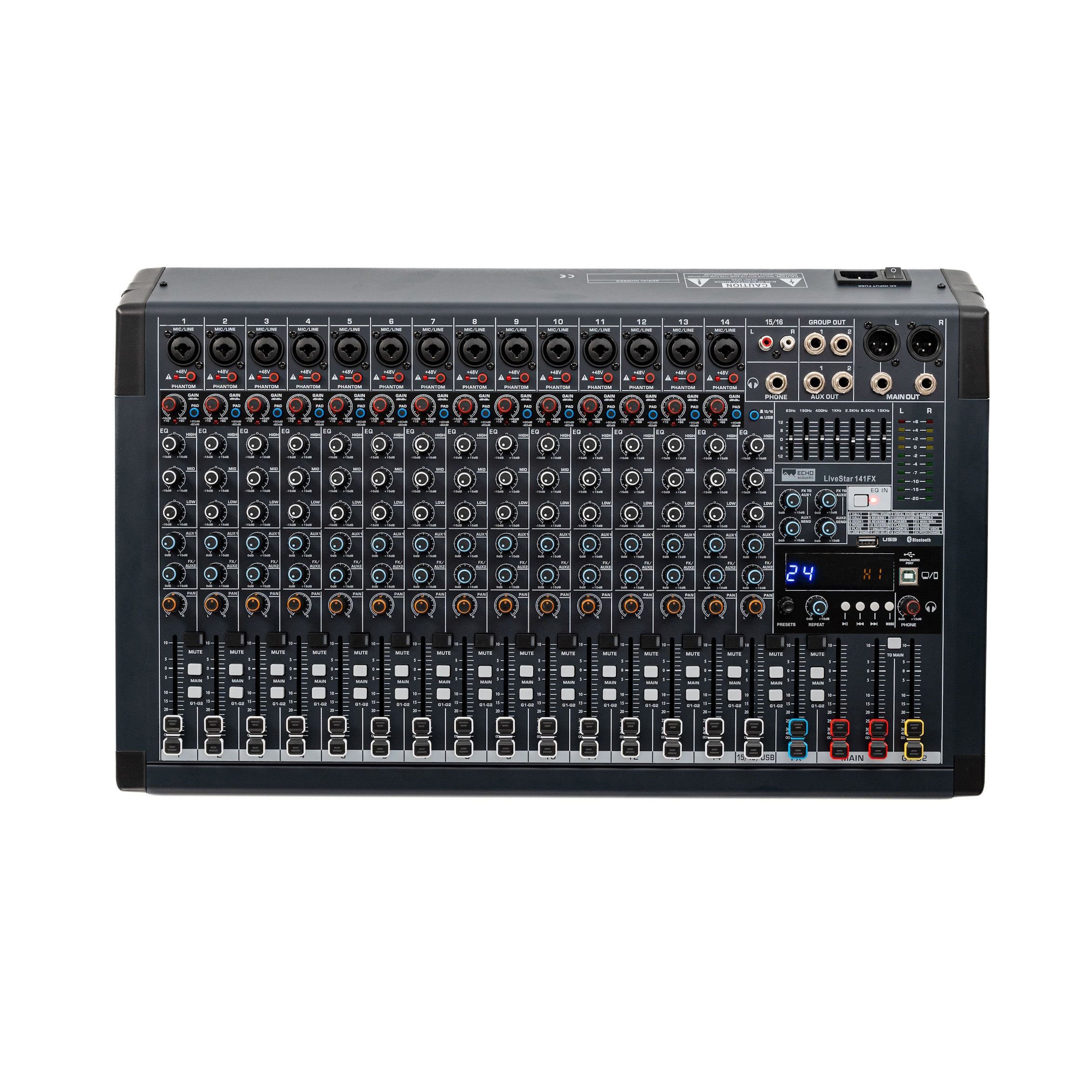Echo Acoustic LiveStar 141FX Аналоговые микшеры