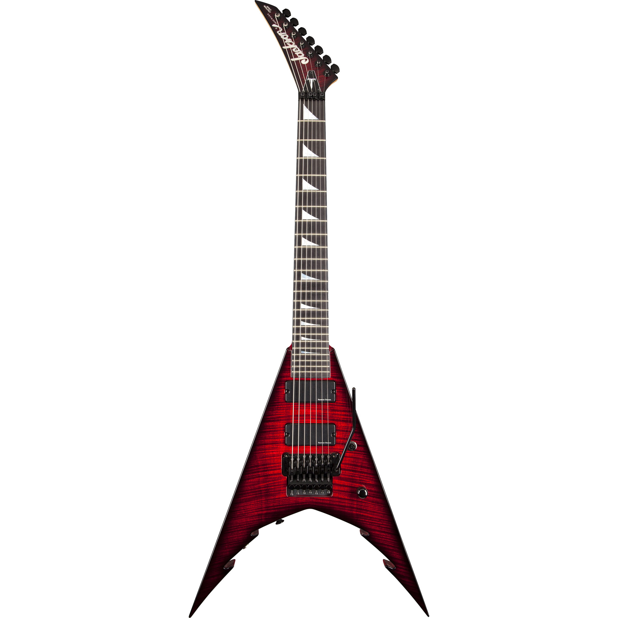 Jackson King V COREY Beaulieu USA Signature KV7 Transparent RED Электрогитары