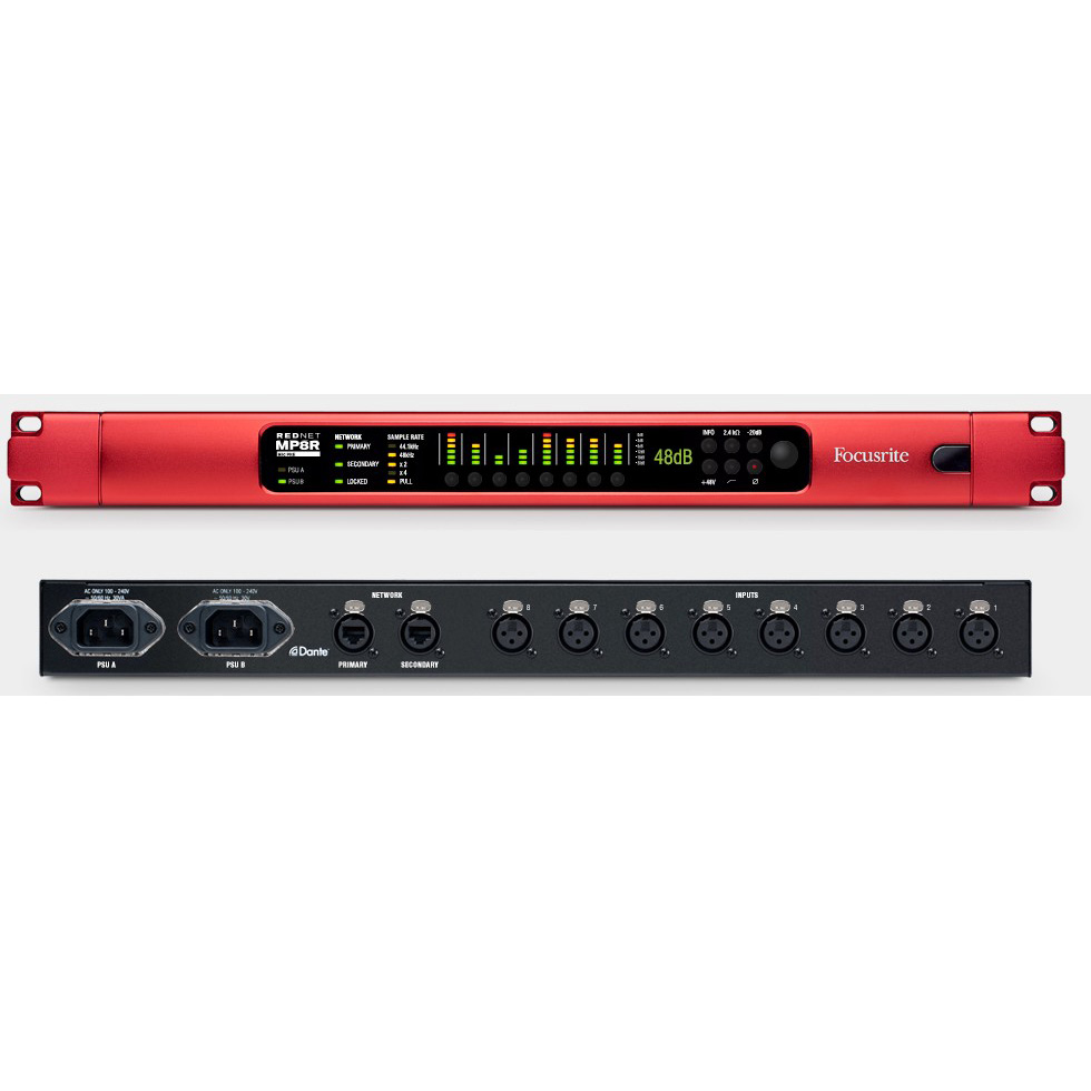 Focusrite RedNet MP8R АЦП-ЦАП преобразователи