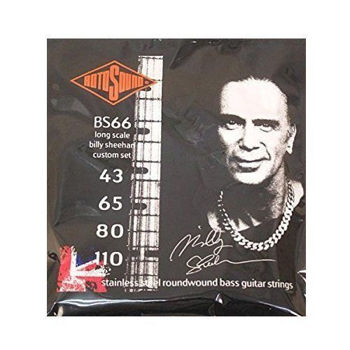Rotosound STAINLESS STEEL 43 65 80 110 — BILLY SHEEHAN SET Струны для бас-гитар
