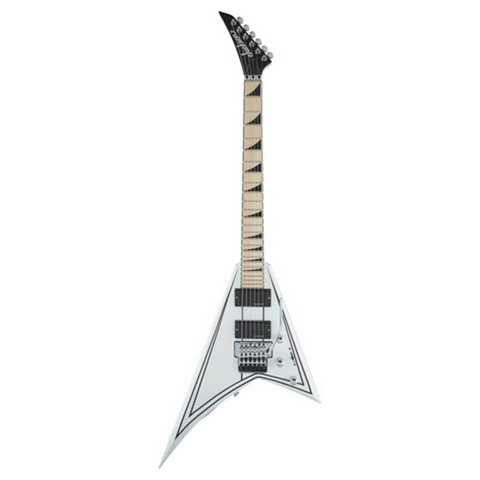 Jackson RRX24 MN - SN WHT W BLK PNS Электрогитары