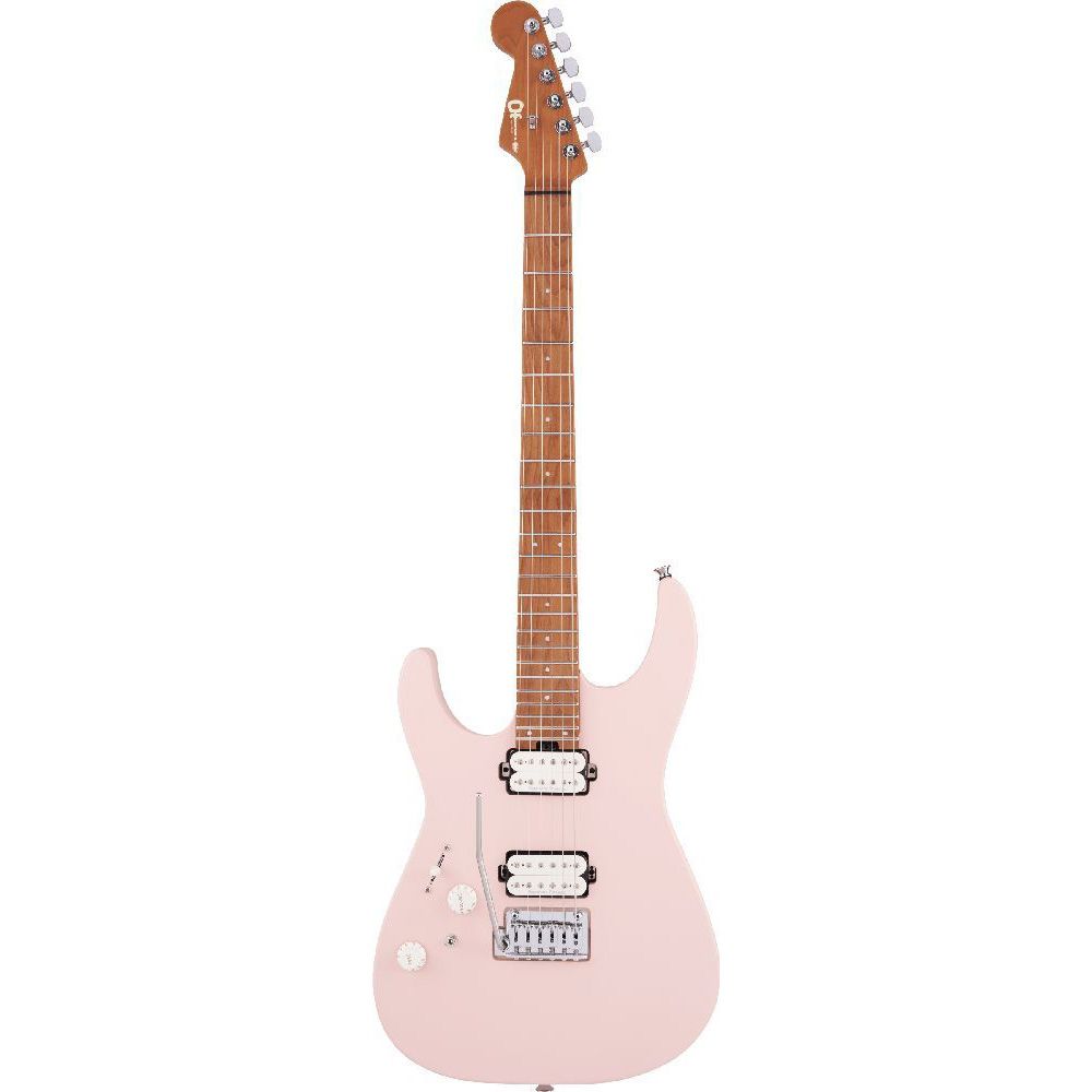 Charvel Pro-Mod DK24 HH 2PT LH Satin Shell Pink Электрогитары