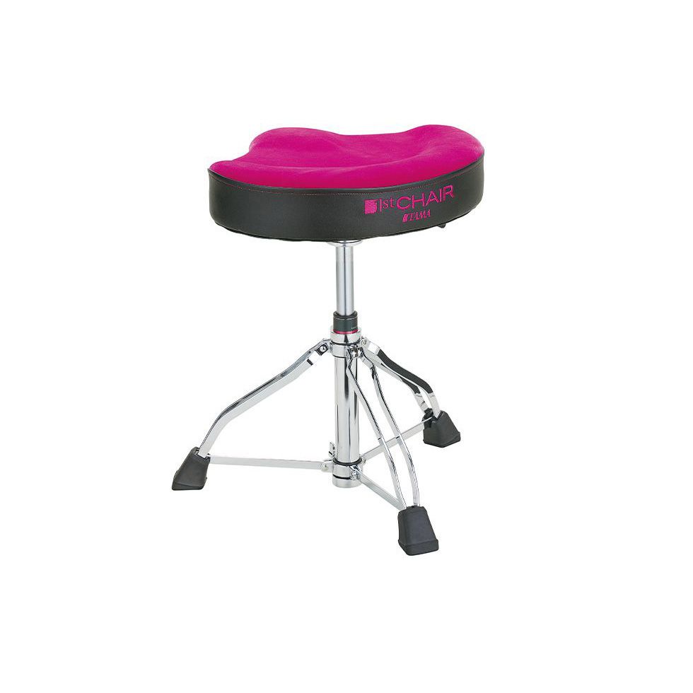 Tama HT530PKCN 1st Chair Gride Rider Drum Throne w/Pink Cloth Top Seat Tama HT530PKCN 1st Chair Gride Rider Drum Throne w/Pink Cloth Top Seat Стулья для барабанщиков
