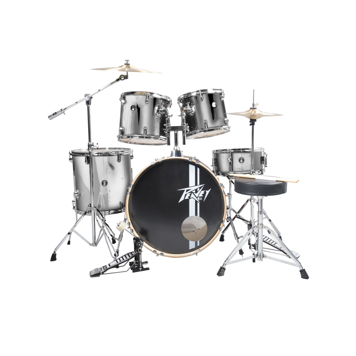 Peavey PV 5PC Drum Set Silver Ударные инструменты
