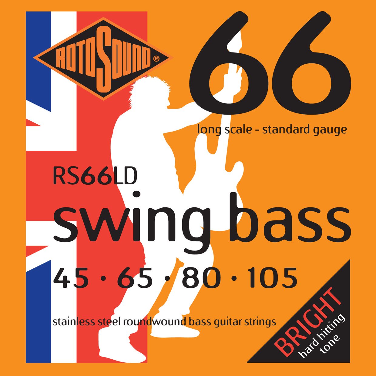 Rotosound RS66LD Bass Strings STAINLESS STEEL Струны для бас-гитар