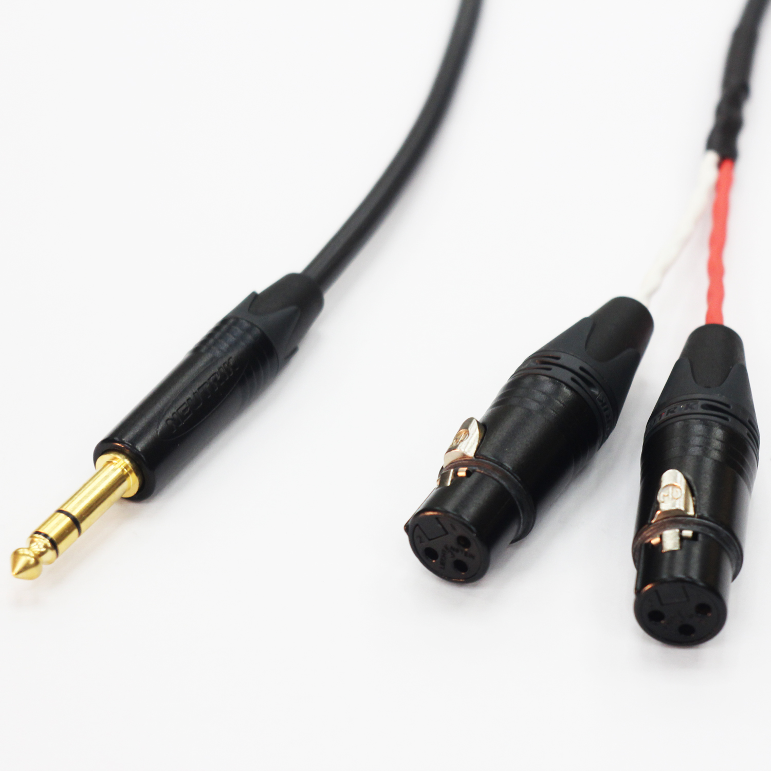 Кабель Jack 6.3 mm TRS - 2 XLR female Pro Premium Neutrik Gold длина в ассортименте Кабели двойные тип Y