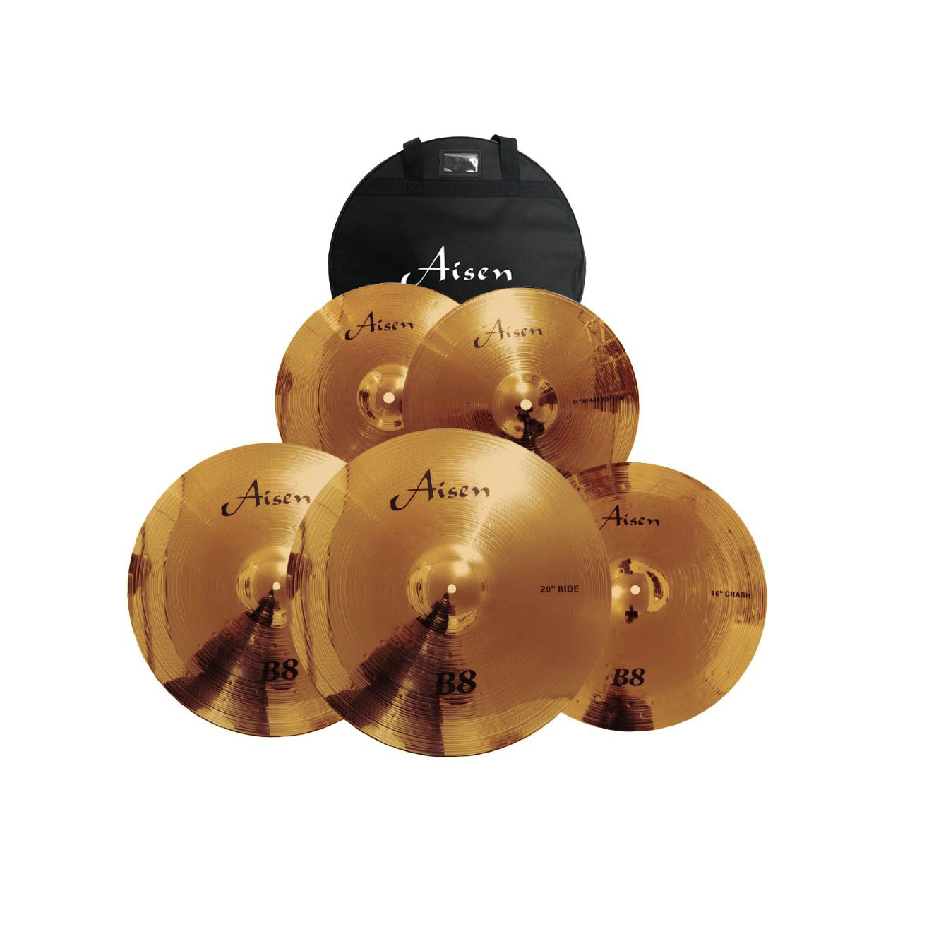 Aisen B8 CYMBAL PACK 5PCS Наборы тарелок