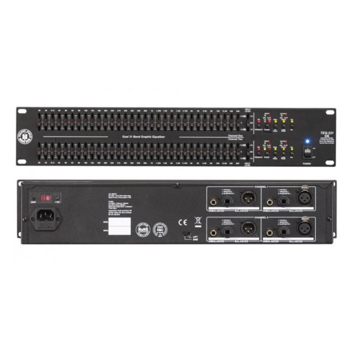 TOPP PRO TEQ-231SW Частотная обработка звука