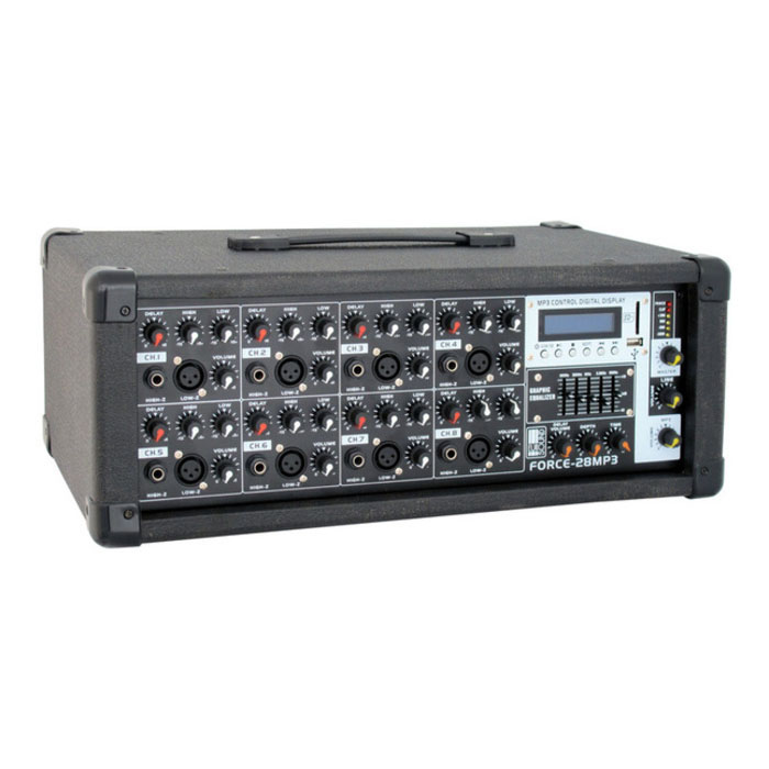 Eurosound FORCE-28MP3 Активные микшерные пульты