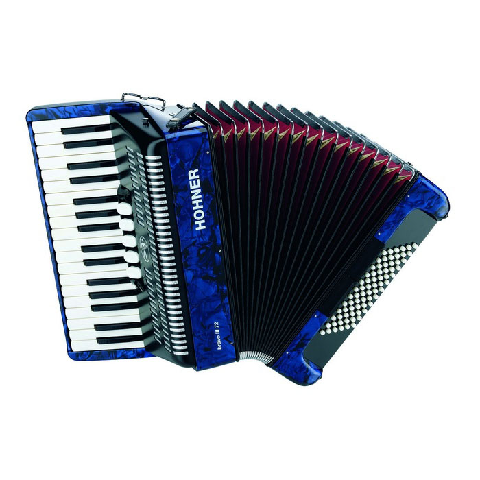 Hohner A1664 BRAVO III 72 Dark Blue Hohner A1664 BRAVO III 72 Dark Blue Аккордеоны