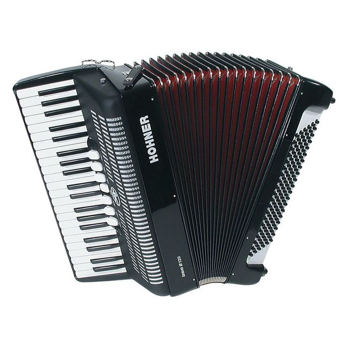 Hohner A1682 BRAVO III 120 Black Hohner A1682 BRAVO III 120 Black Аккордеоны