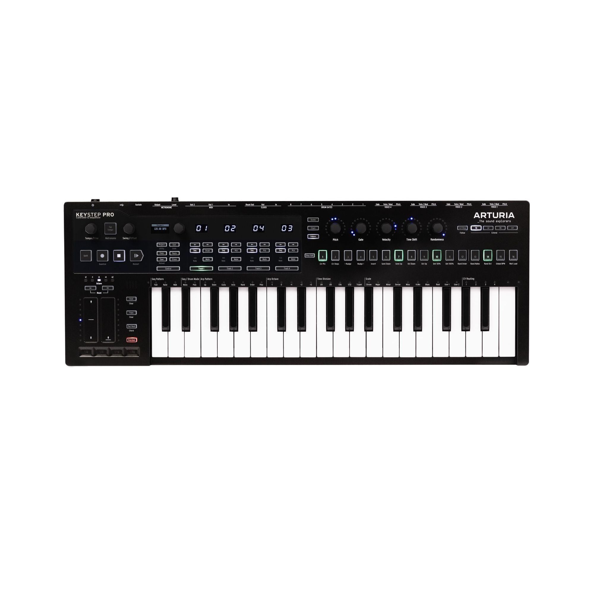 Arturia KeyStep Pro Chroma Arturia KeyStep Pro Chroma MIDI Контроллеры