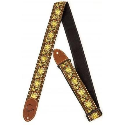 Gretsch G Brand Strap Yellow/Orange Brown Ends Ремни для гитар