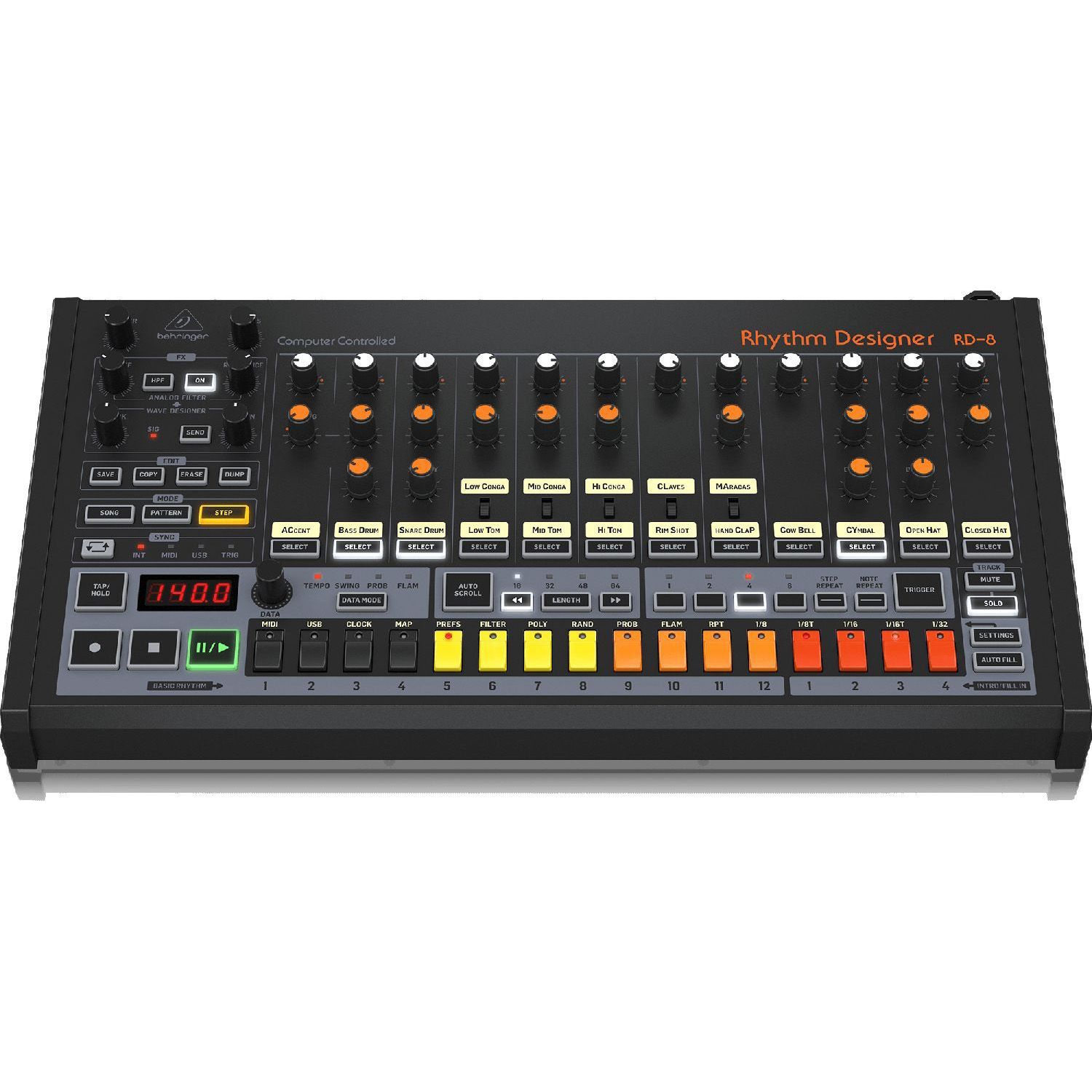 Behringer RD-8 MKII Behringer RD-8 MKII Настольные сэмплеры и драм-машины