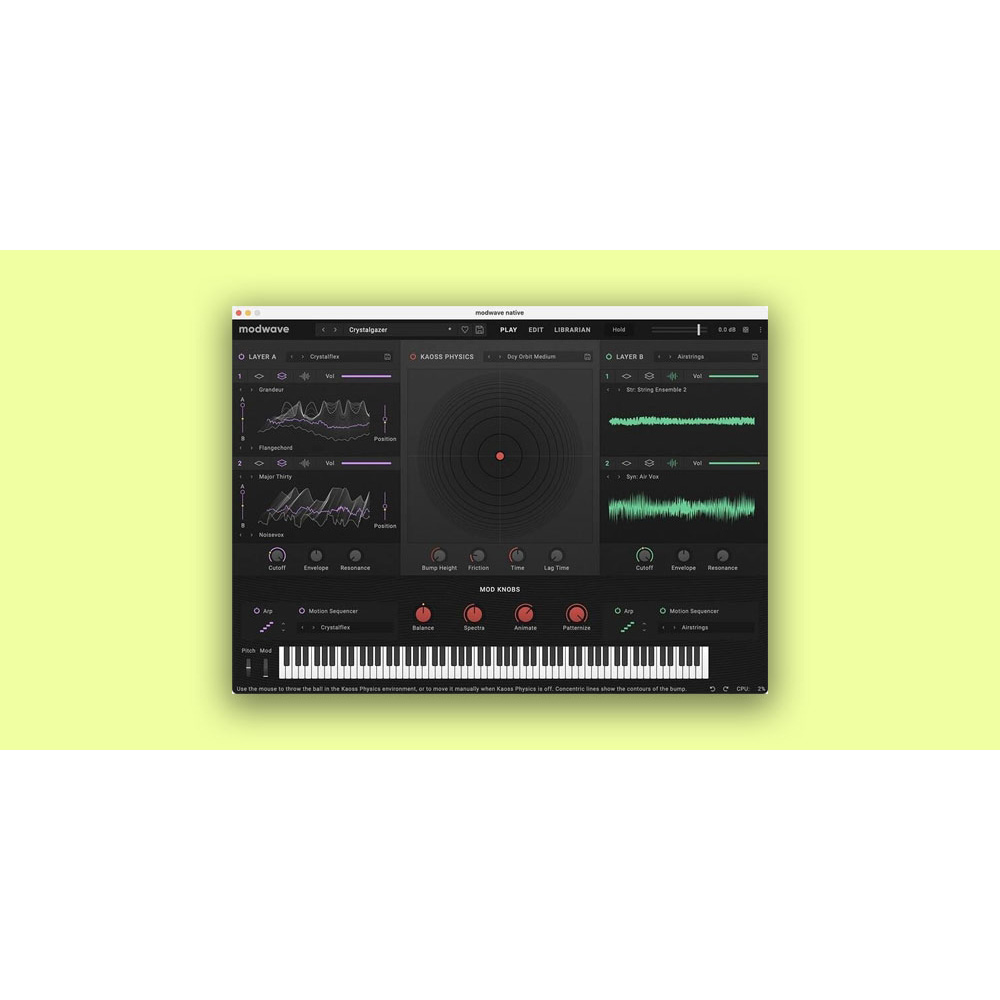 KORG modwave native Цифровые лицензии