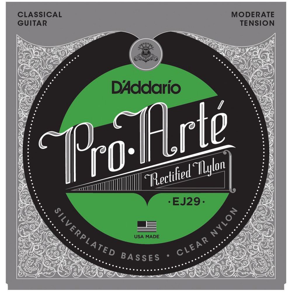 DAddario Ej29 Pro-arte Rectified Trebles, Moderate Tension Струны для классических гитар