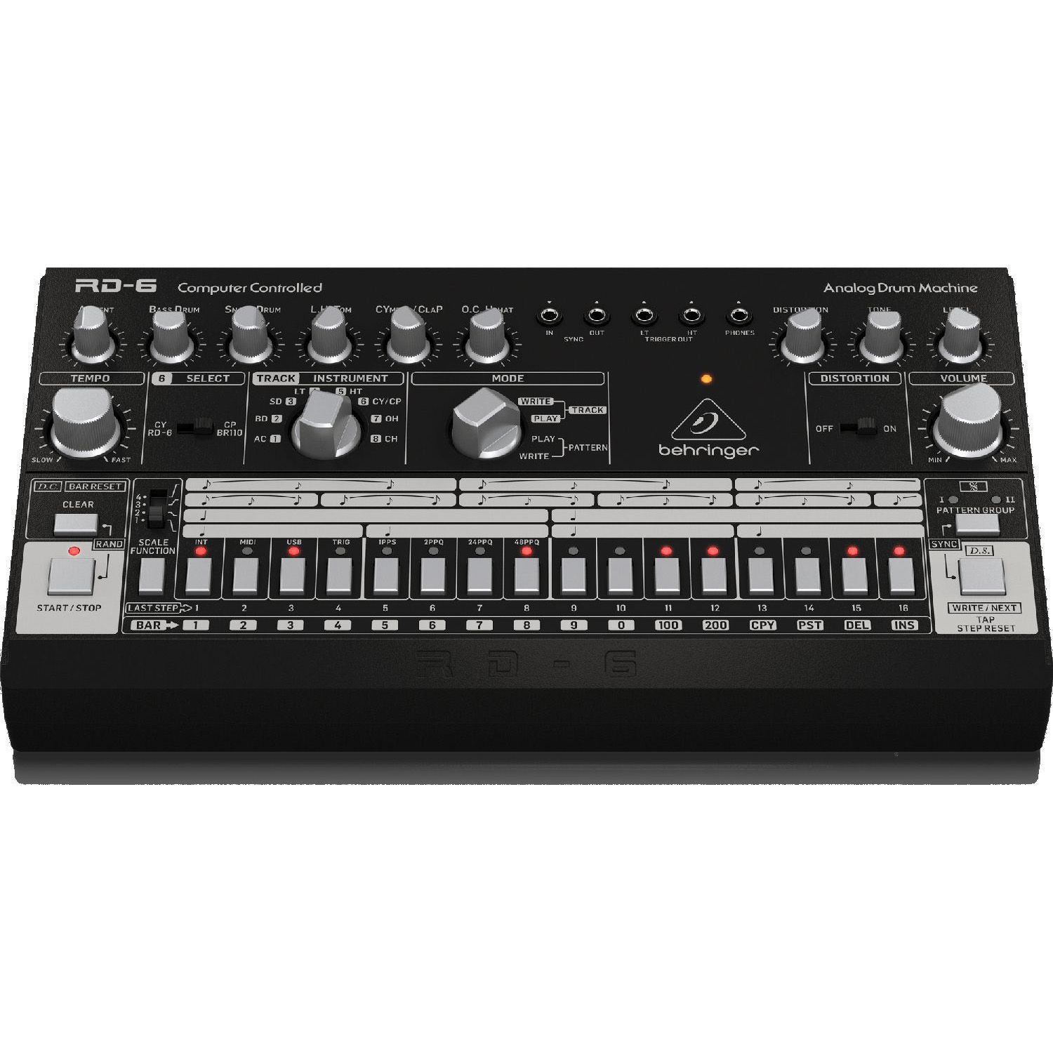 Behringer RD-6-BK Настольные сэмплеры и драм-машины