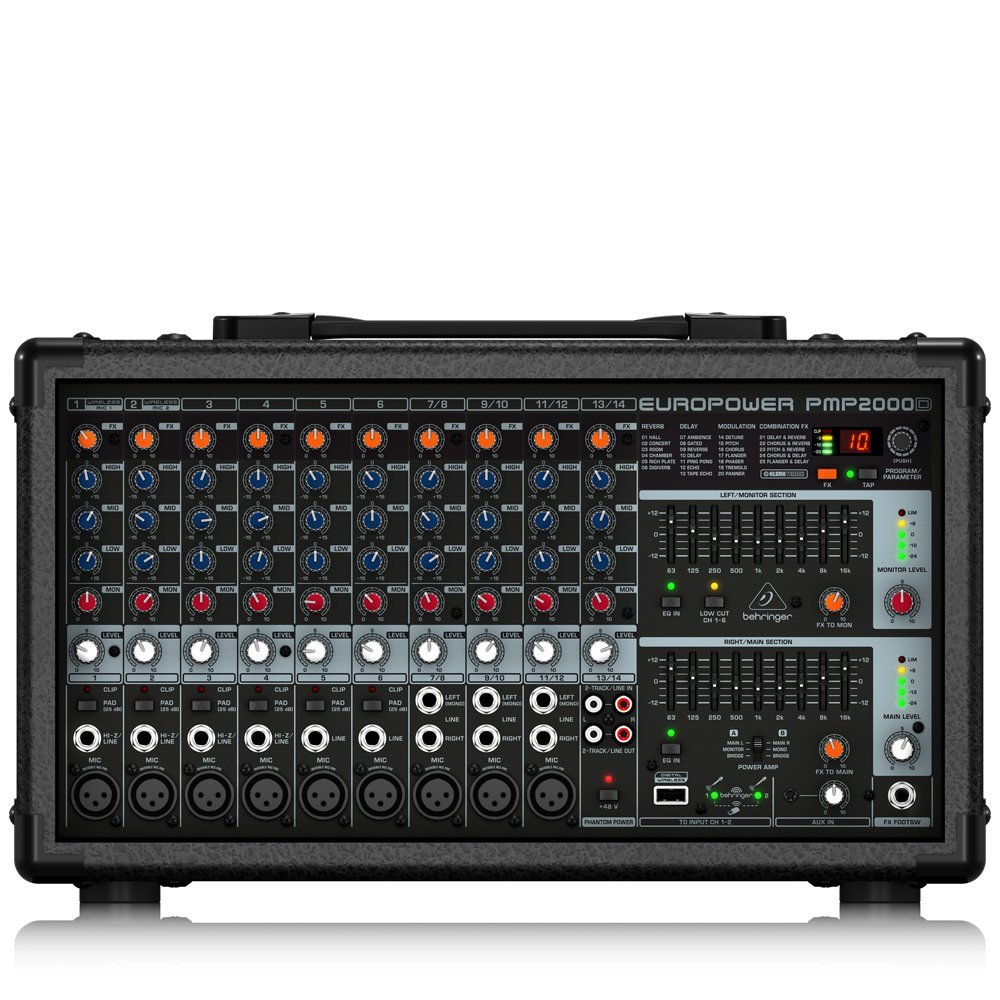 Behringer PMP2000D Аналоговые микшерные пульты с усилителем