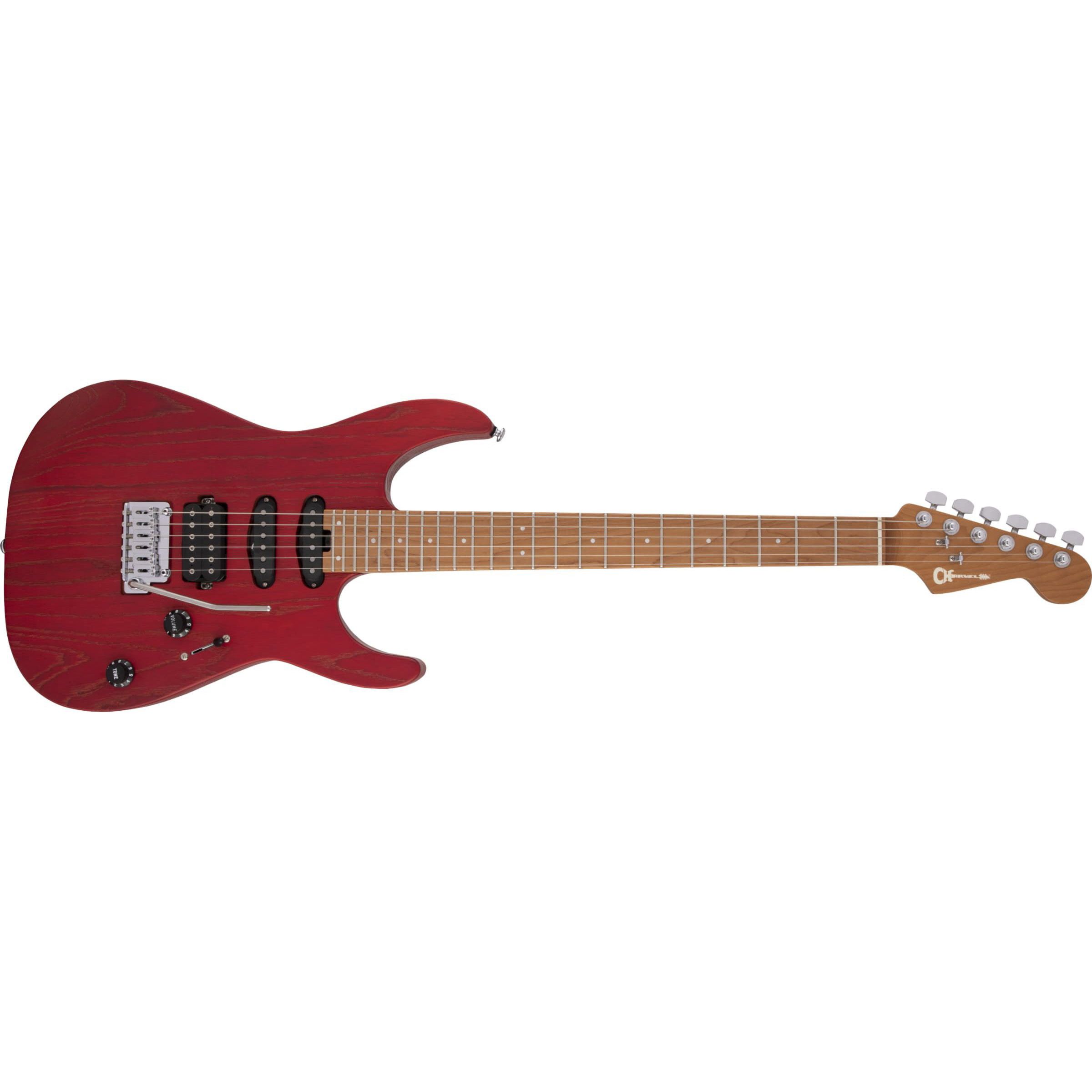 Charvel PM DK24 HSS 2PT CM - RED ASH Электрогитары