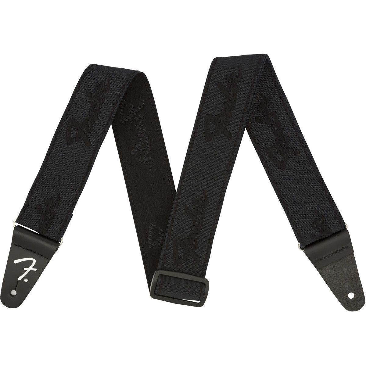 Fender WEIGHLESS Strap RUNNING LOGO B/B Ремни для гитар