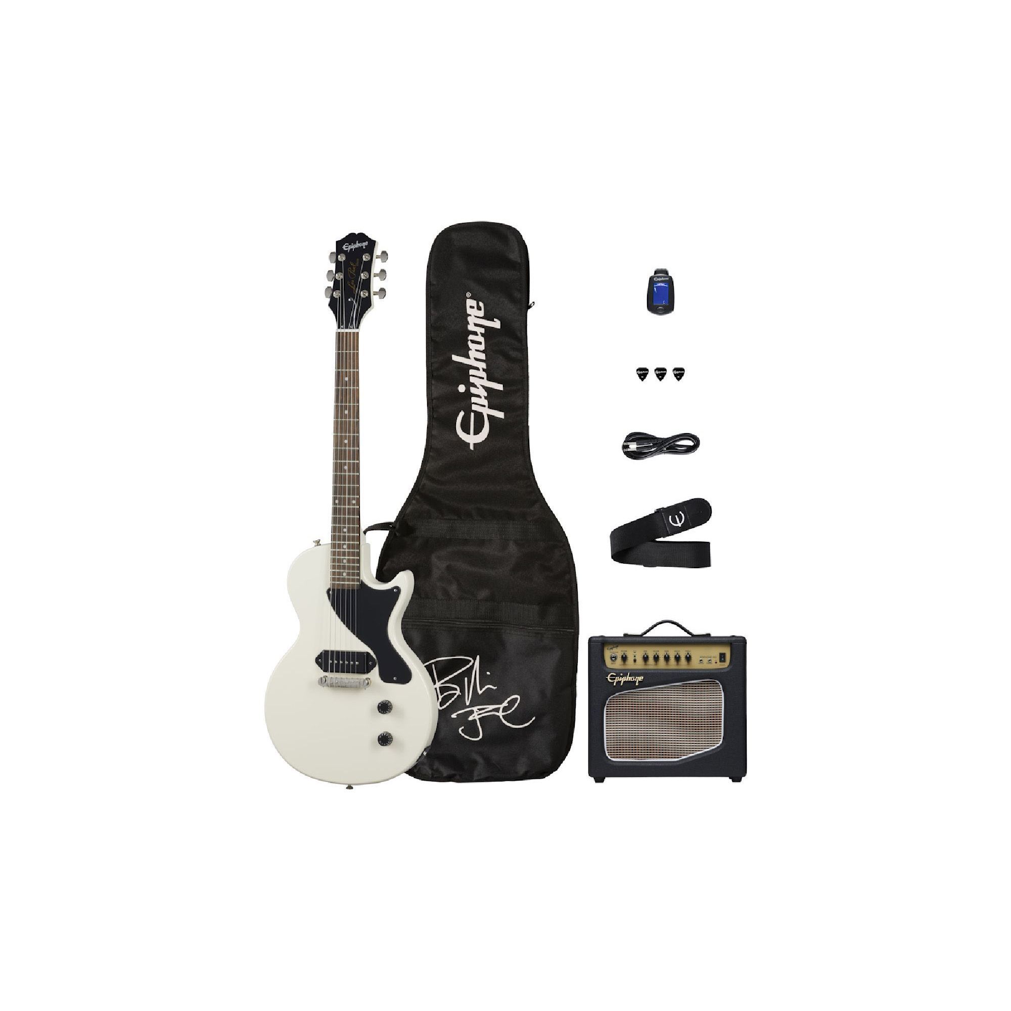 Epiphone Billie Joe Armstrong Les Paul Junior Electric Guitar Player Pack 2...