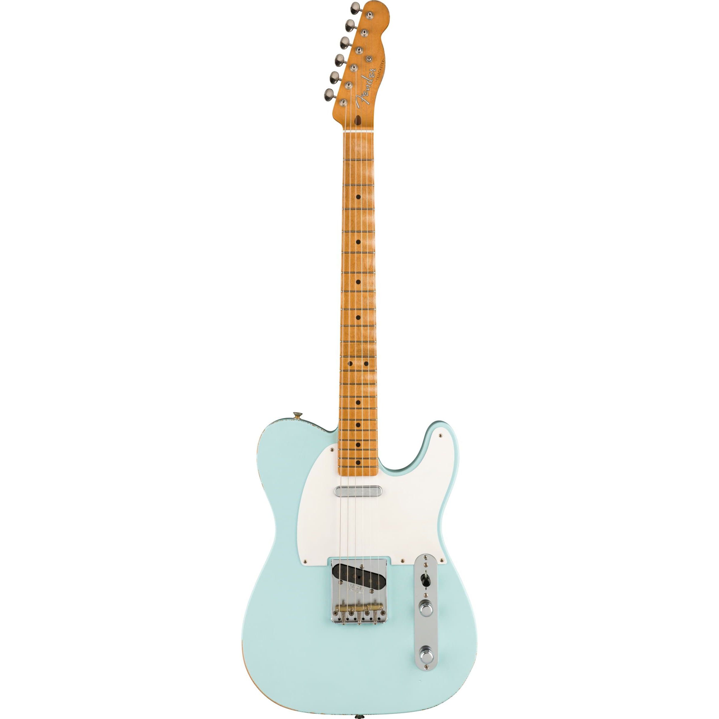 Fender Vintera 50s Telecaster ROADWORN MN Sonic Blue Электрогитары