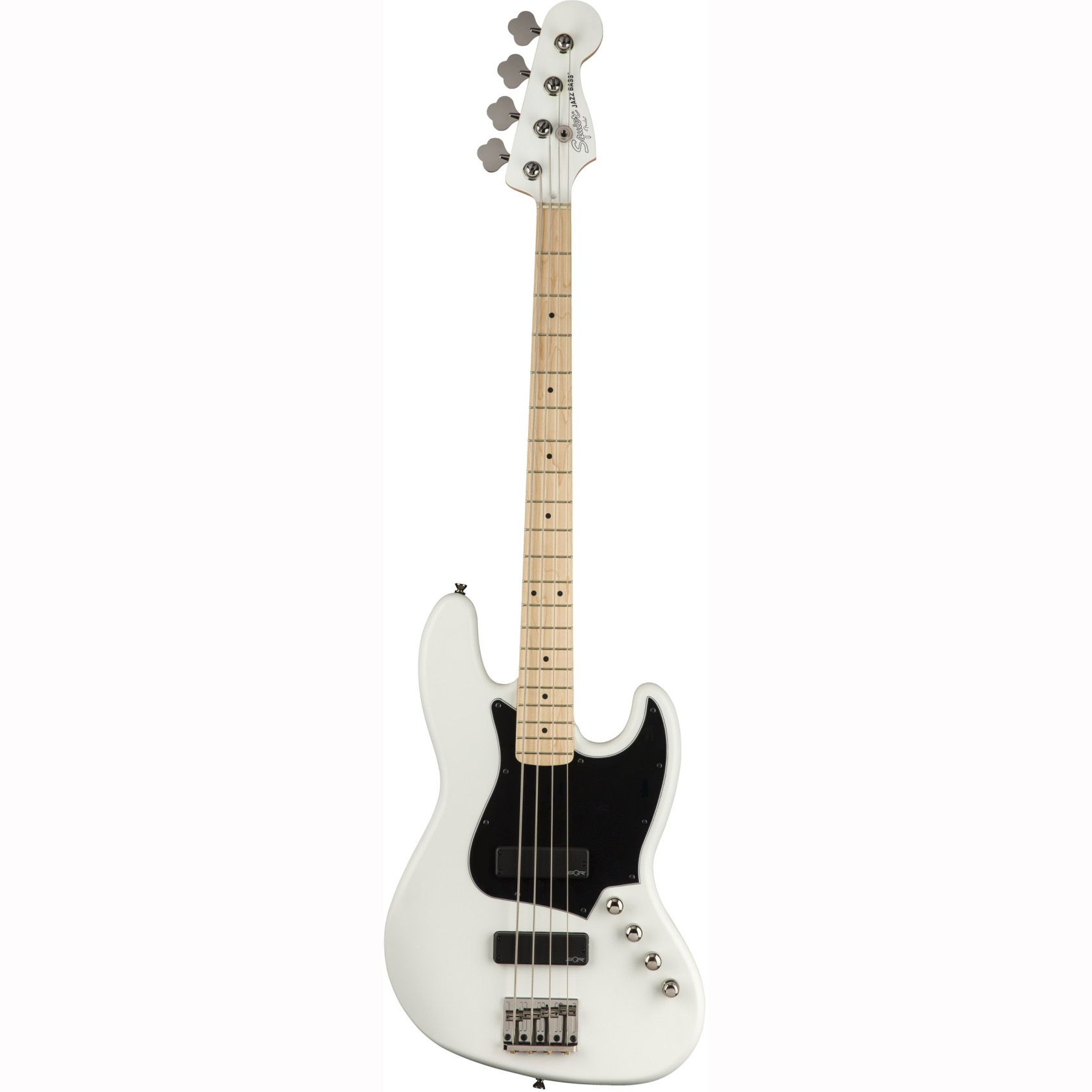 Squier Contemporary Active Jazz Bass® Hh, Maple Fingerboard, Flat White Бас-гитары