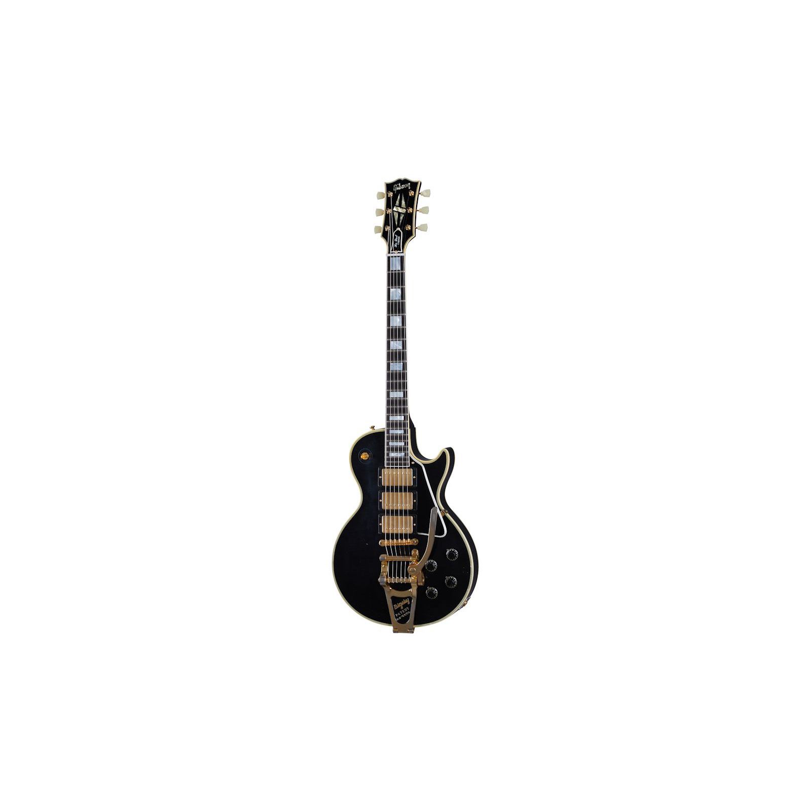 Gibson Custom Shop 1957 Les Paul Custom Reissue 3-Pickup Bigsby Light Aged Ebony Электрогитары