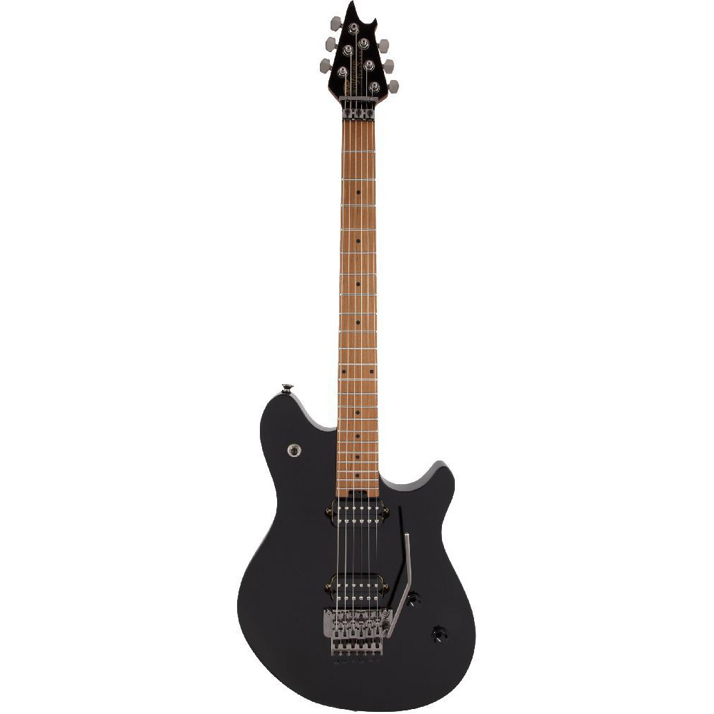 EVH WG STD, BKD MPL FB, w/BN, GLOSS BLACK Электрогитары